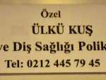 ÜLKÜ KUŞ MUAYENEHANESİ (Ülkü Kuş) | Diş Hekimleri
