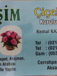 Yeşim Çiçek Evi Kuruluş 1973 Kemal Kazancıoğlu