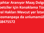 Tezgahtar Aranıyor yer İstanbul Gaziosmanpaşa da unlumamülleri 05368475572