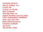 Bayan Personal aranıyor istanbul  ÜSKÜDAR ÇAMLICA 905417847020